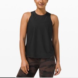 Lululemon Black Lightweight Run Kit Tank Top